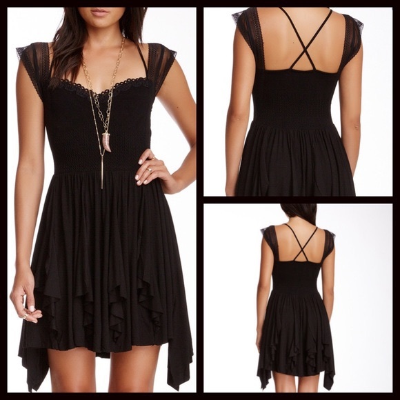 Free People Dresses & Skirts - NWT Free People Miss Mini Lace Dress Sz. Small